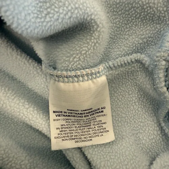 Nike Sweatshirt Womens Size Medium Blue Pullover Hoodie Just Do It 72 Gym Casual - Picture 6 of 9